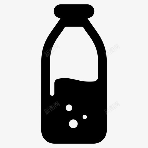 奶瓶液体食品白酒图标svg_新图网 https://ixintu.com 固体 图标 奶瓶 容器 液体 牛奶 白酒 载体 食品