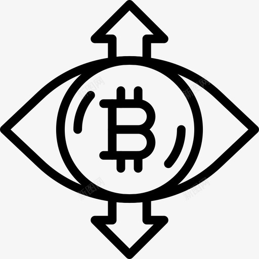 比特币迷恋加密和货币6线性图标svg_新图网 https://ixintu.com 加密 比特 线性 货币 迷恋