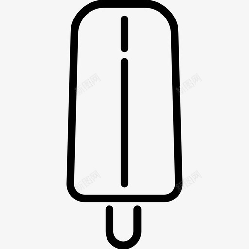 冰激凌沙漠冰棒图标svg_新图网 https://ixintu.com 冰棒 冰激凌 夏天 沙漠 甜甜的