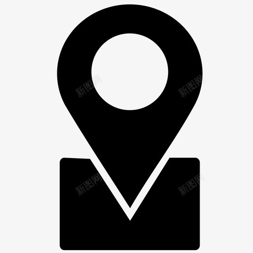 地址位置地图图标svg_新图网 https://ixintu.com 位置 地图 地址 导航 标记