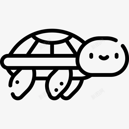 海龟海洋生物32直系图标svg_新图网 https://ixintu.com 海洋生物32 海龟 直系