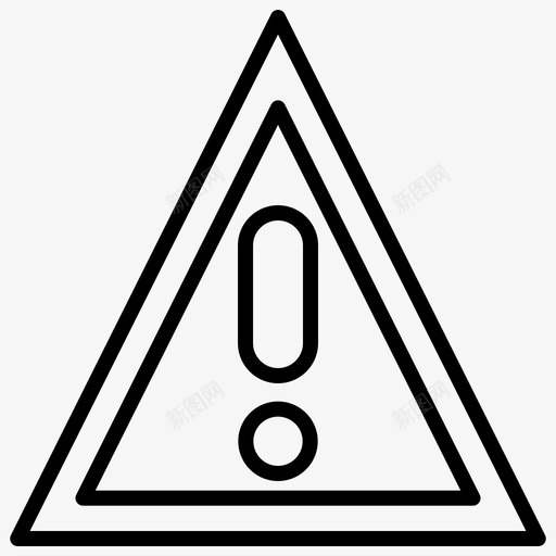 消防标志警告图标svg_新图网 https://ixintu.com 标志 消防 消防队员常规线路组103 警告