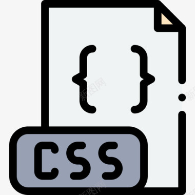 Css文档和文件5线性颜色图标图标