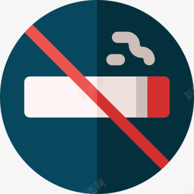 禁止吸烟62号健身房公寓图标图标