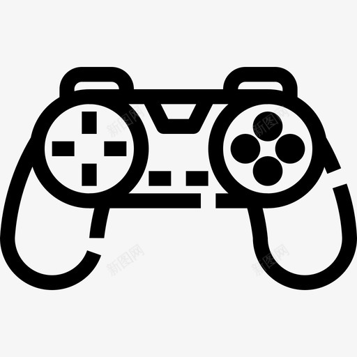 游戏板控制器设备图标svg_新图网 https://ixintu.com 控制器 游戏板 硬件和技术 设备