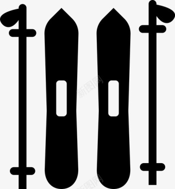 越野滑雪雪东西图标图标