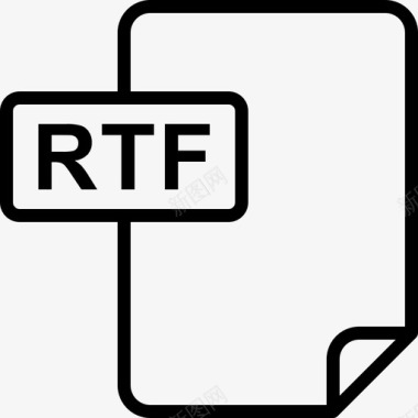 rtf文件格式文件文件格式图标图标