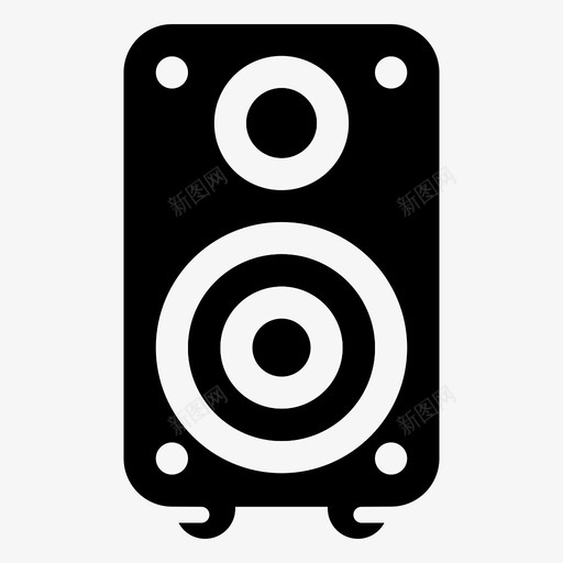 电子音量扬声器扬声器音响系统图标svg_新图网 https://ixintu.com 多媒体 字形 扬声器 电子 电影院 系统 语音 音响 音量