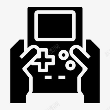 游戏机游戏控制器6填充图标图标