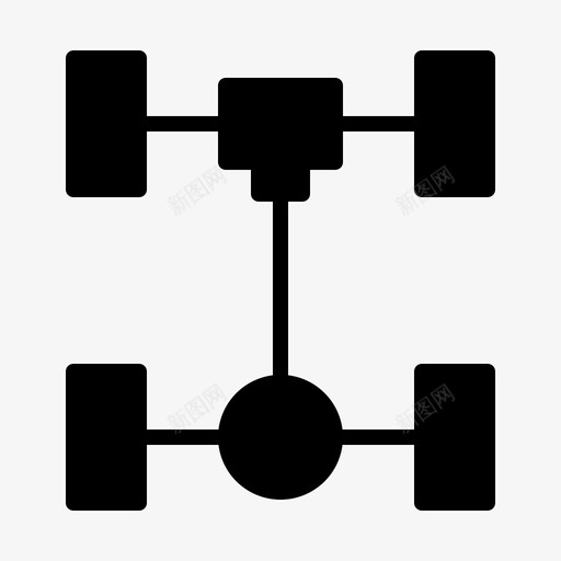 车轴车辆维修33字形图标svg_新图网 https://ixintu.com 字形 维修 车轴 车辆