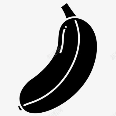 香蕉饮食食物图标图标
