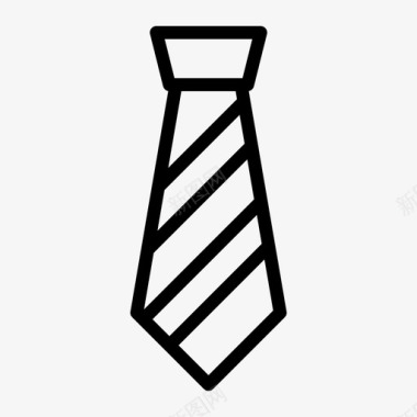 领带商务连衣裙图标图标