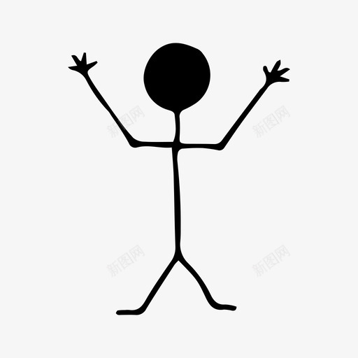 人物素描图标svg_新图网 https://ixintu.com 人物 素描