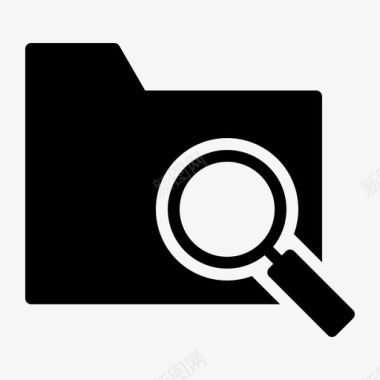 搜索文件夹存档数据图标图标
