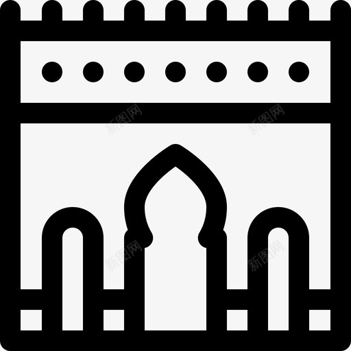BabBoujloud摩洛哥5直系图标svg_新图网 https://ixintu.com Bab Boujloud 摩洛哥 直系