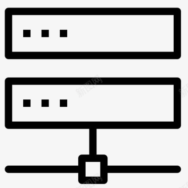 连接数据库数字图标图标