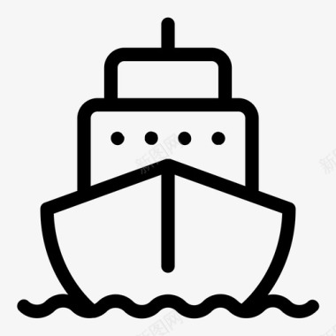 船游船游艇图标图标