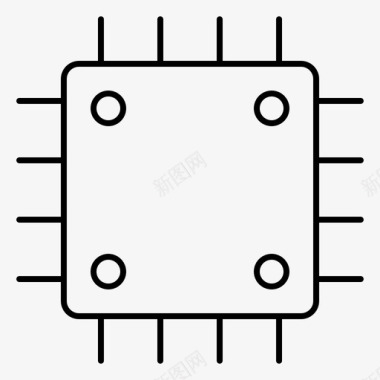 芯片组计算机设备图标图标