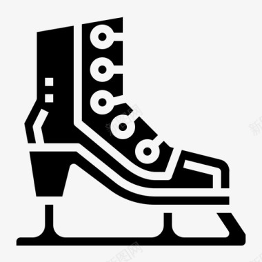 溜冰比赛鞋图标图标