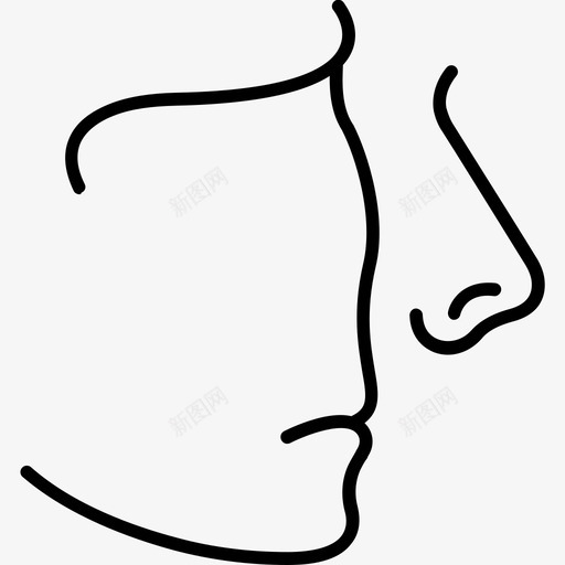 整形手术面部鼻子图标svg_新图网 https://ixintu.com 假肢 整形手术 置换 面部 鼻子
