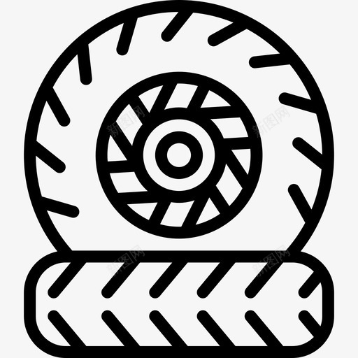 轮胎汽车服务1直线型图标svg_新图网 https://ixintu.com 汽车服务 直线 线型 轮胎