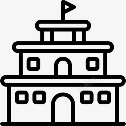 建筑大学校园建筑大学图标高清图片