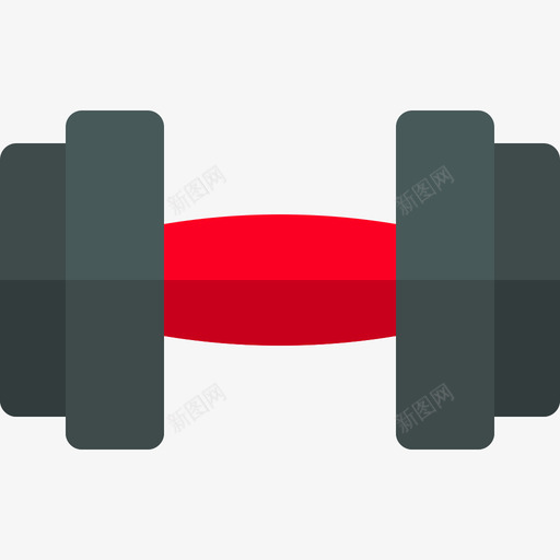 哑铃健康45扁平图标svg_新图网 https://ixintu.com 健康45 哑铃 扁平