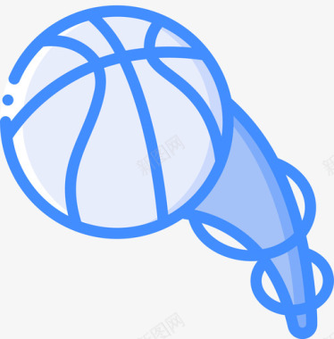 篮球爱好8蓝色图标图标