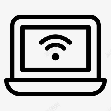 笔记本电脑wifi网络互联网连接wifi连接图标图标
