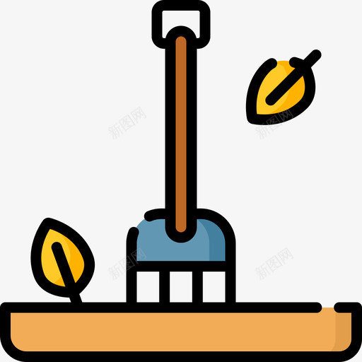 叉子秋90线型颜色图标svg_新图网 https://ixintu.com 叉子 线型 颜色