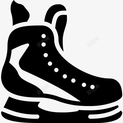 溜冰鞋冬季运动26填充图标svg_新图网 https://ixintu.com 冬季运动 填充 溜冰鞋