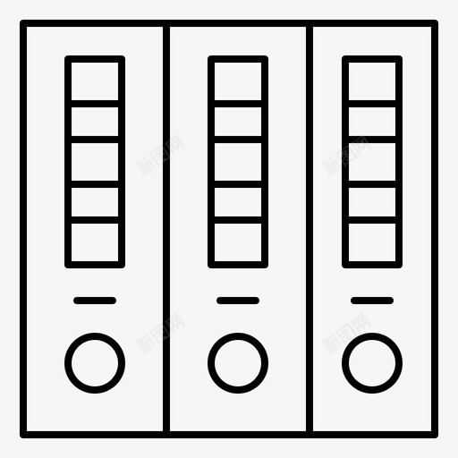 档案业务文件夹图标svg_新图网 https://ixintu.com 业务 业务和财务 文件夹 档案 财务