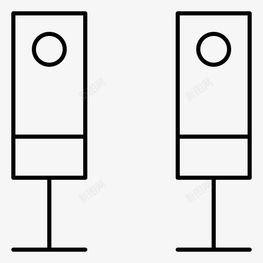 电器音响系统图标svg_新图网 https://ixintu.com 电器 系统 音响
