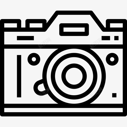 相机创意11线性图标svg_新图网 https://ixintu.com 创意11 相机 线性