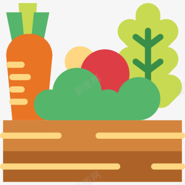 蔬菜农民图标图标