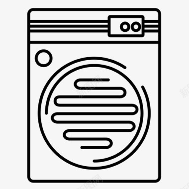 洗衣机烘干机图标图标