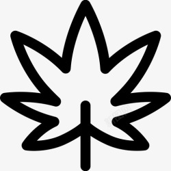 weedWeedReggae5线性图标高清图片