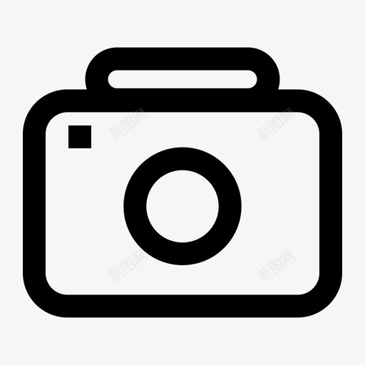 照相机无镜照相机摄影图标svg_新图网 https://ixintu.com 小型 摄影 无镜 照相机