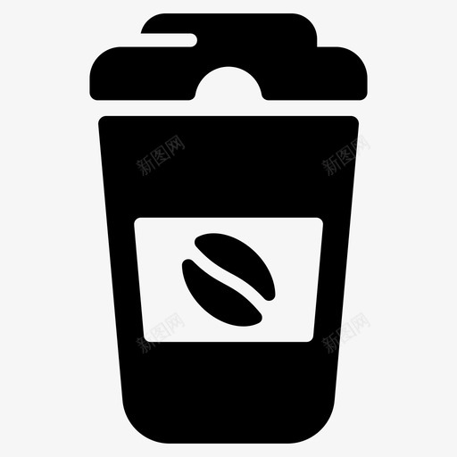 可重复使用的咖啡杯咖啡容器咖啡杯图标svg_新图网 https://ixintu.com 一次性 使用 咖啡 咖啡杯 固体 外卖 容器 用的 重复 食品 饮料