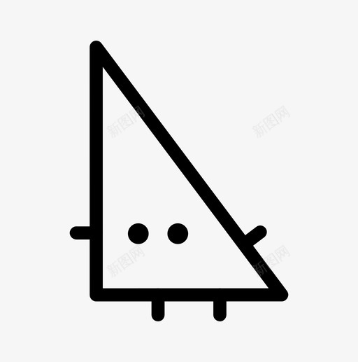 三角形的可爱的几何学的图标svg_新图网 https://ixintu.com 三角 三角形 几何 几何学 可爱 学的 形的 爱的 瘦的 高的