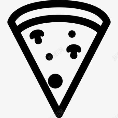 披萨食品饮料8直系图标图标