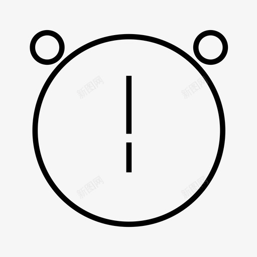 六点钟秒时间图标svg_新图网 https://ixintu.com 六点钟 挂钟 时间 点钟