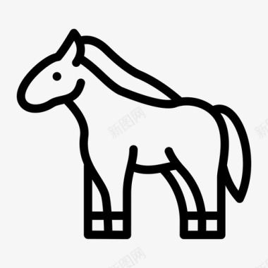 马休闲动物农场图标图标