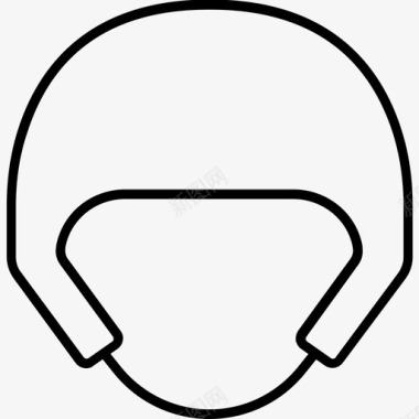 滑雪头盔配件头盔图标图标