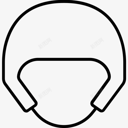 滑雪头盔配件头盔图标svg_新图网 https://ixintu.com 保护 头盔 滑雪头盔 滑雪运动 配件