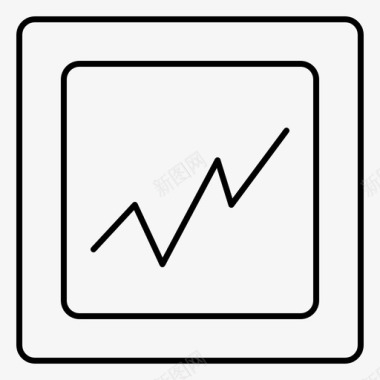 分析图表商业和金融图标图标