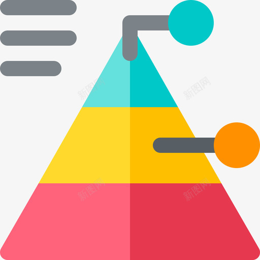 金字塔策略23扁平图标svg_新图网 https://ixintu.com 扁平 策略 金字塔