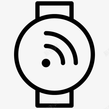 智能手表信号wifi图标图标