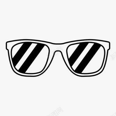 眼镜太阳镜视觉图标图标