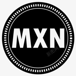 现金icon墨西哥比索现金货币图标高清图片